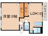 宮川荘 1LDKの間取り