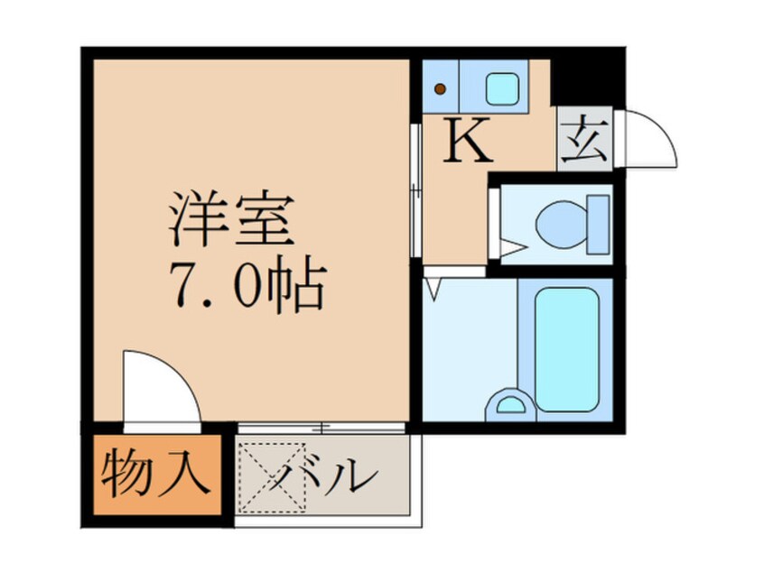 間取図 インペリアルドム－ル