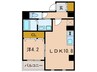 ＷＥＬＬＢＥＡＲ新神戸 1LDKの間取り