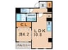 ＷＥＬＬＢＥＡＲ新神戸 1LDKの間取り