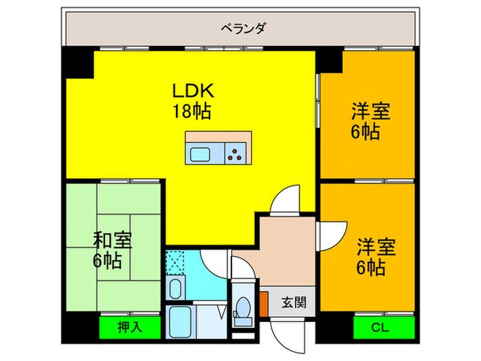 間取り図 エクセレント山陽