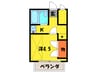 プレアール川田 1Kの間取り