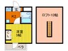 プレアール川田 1Kの間取り