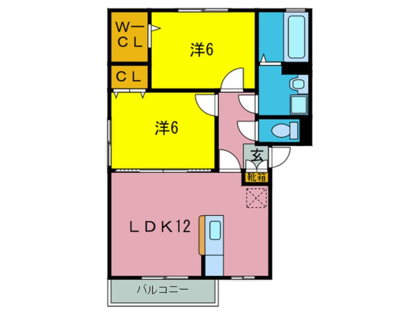 間取図 リッツハウス弐番館