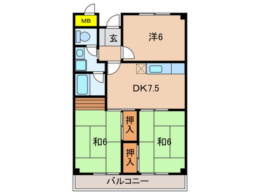 間取図 シャト－シュベルグ