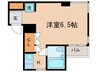 ペアリーフ御所東 1Kの間取り