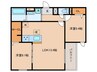 ラ・メゾン三保町 2LDKの間取り