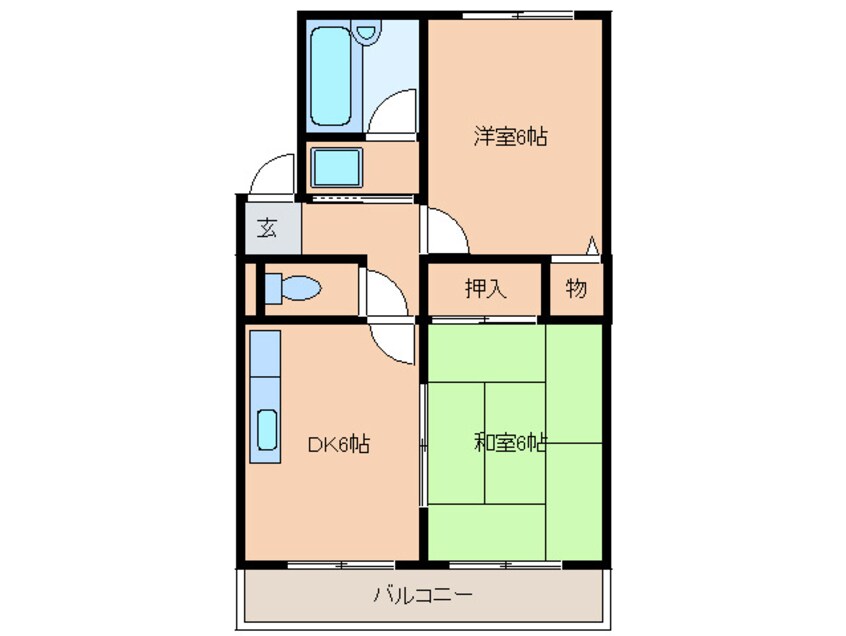 間取図 シャトーグランデ・イノウエ