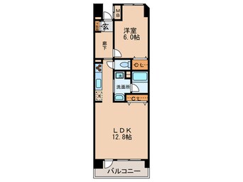 間取図 テレーズ神崎川