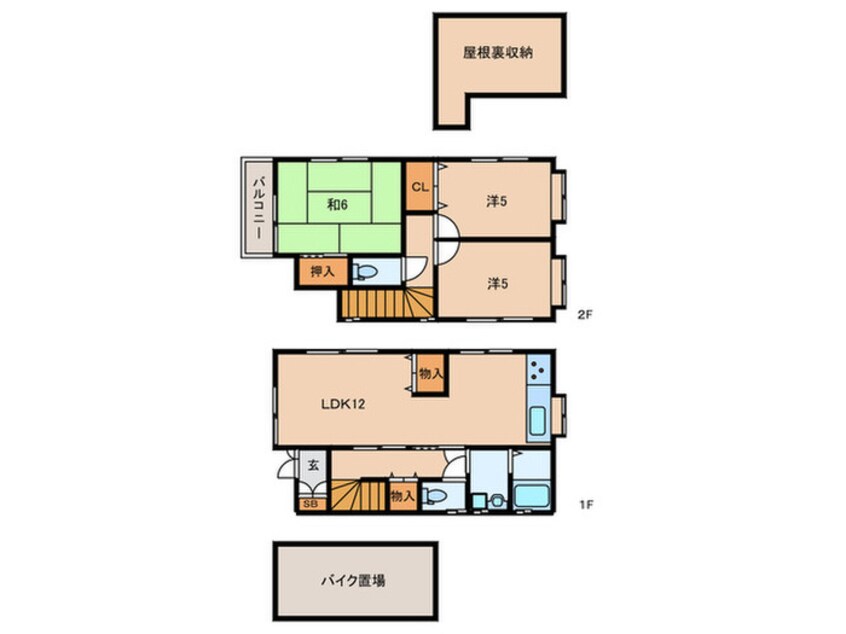 間取図 高丸４丁目戸建住宅