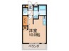 第２北松川 1Rの間取り