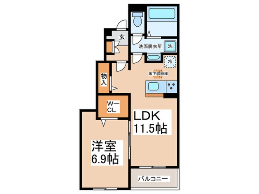 間取図 メゾンヴォロンテⅡ