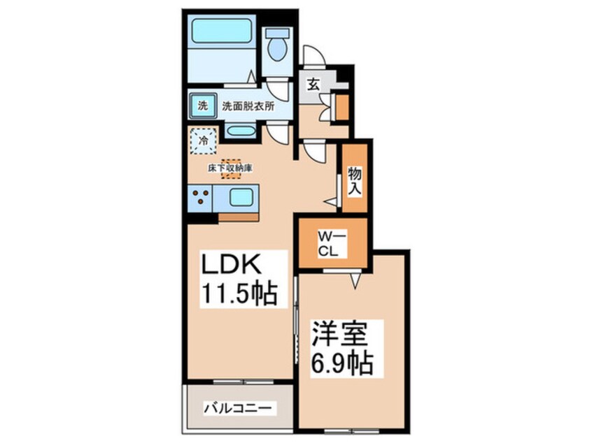 間取図 メゾンヴォロンテⅡ
