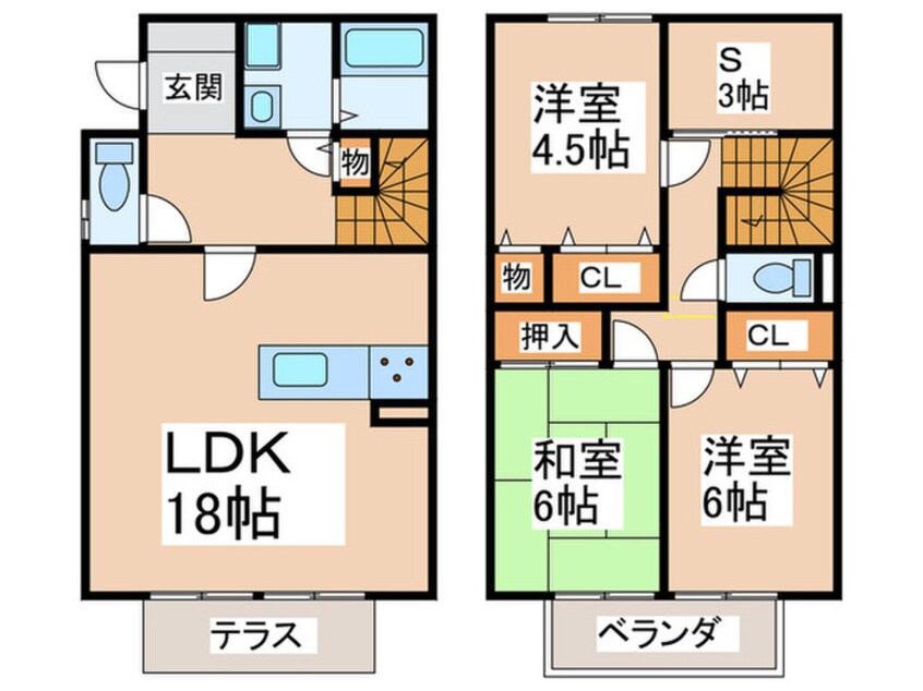 間取図 宗久園ﾊｲﾂB