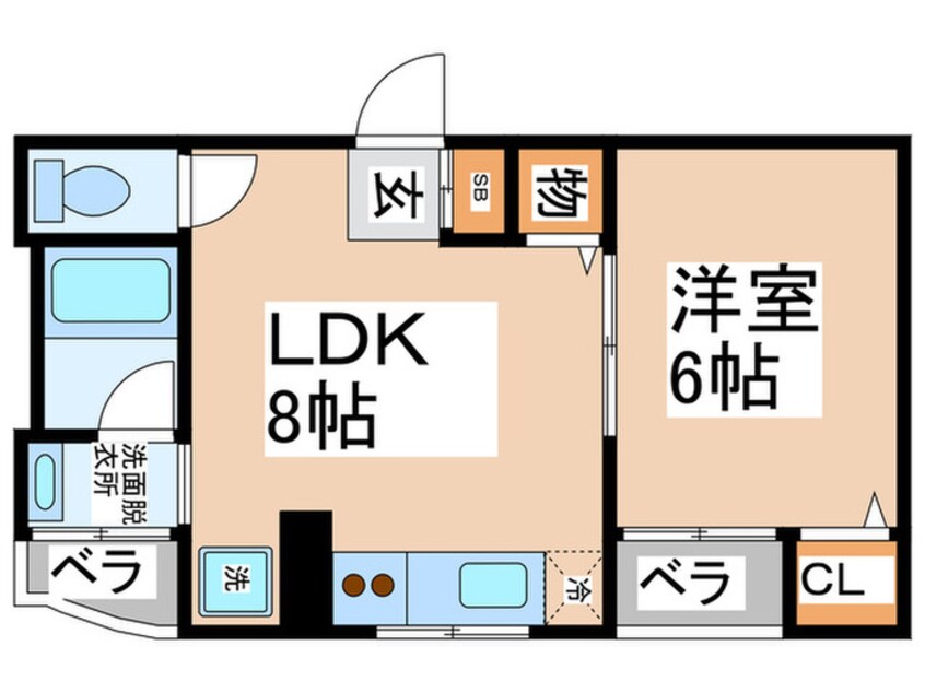 間取図 双輪建物第１０コーポ