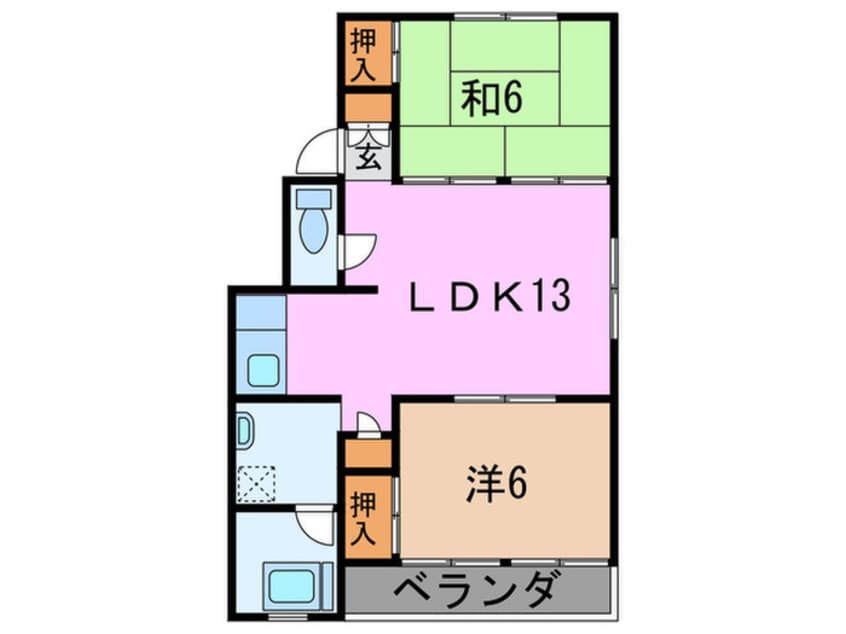 間取図 マンション甲峰東
