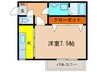 小戸日進ビル 1Kの間取り