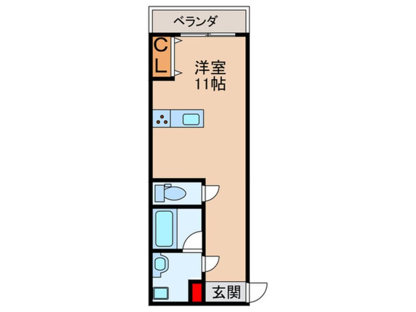 間取図 仮）牧野本町新築アパート