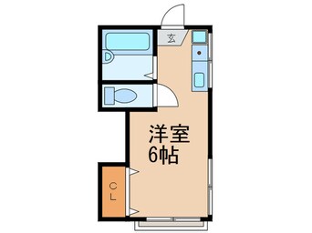 間取図 モナハイツ大石