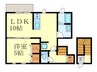 ヴィラ・デ・アウラ 1LDKの間取り
