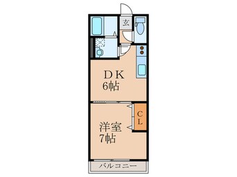 間取図 クレセ－ルⅡ