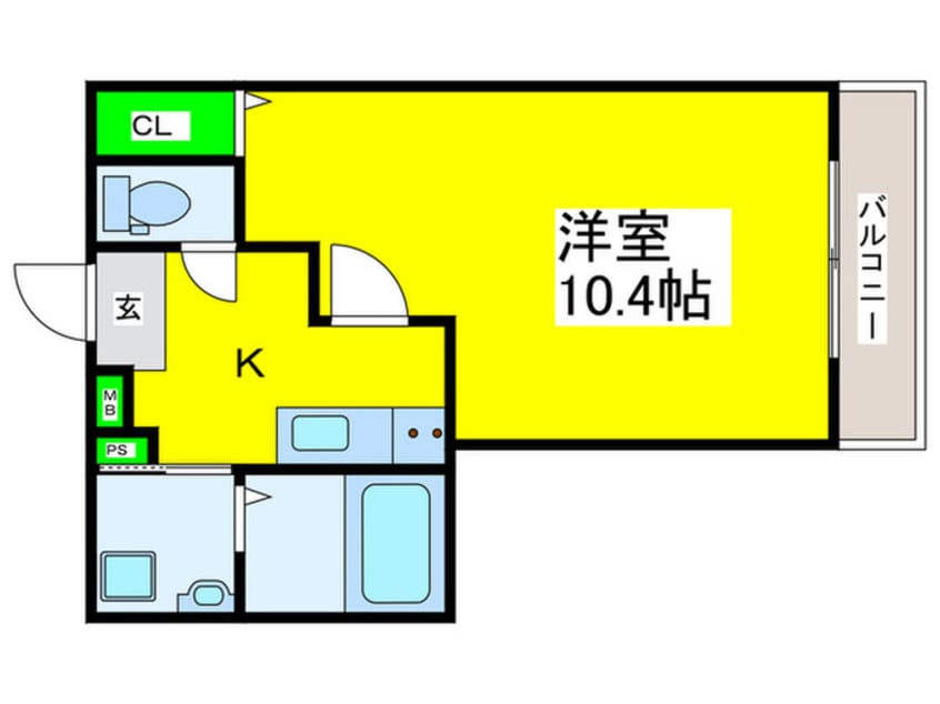 間取図 フジパレス堺浜寺石津Ⅲ番館