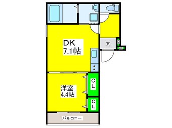 間取図 フジパレス堺浜寺石津Ⅲ番館