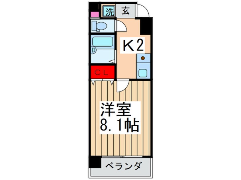 間取図 ＣＯＺＹ南久宝寺