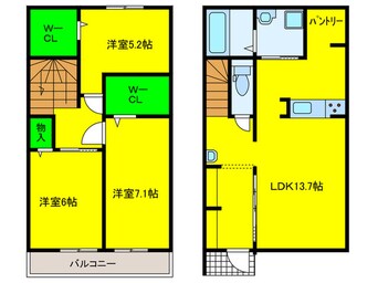 間取図 Casa Felice（Nord）