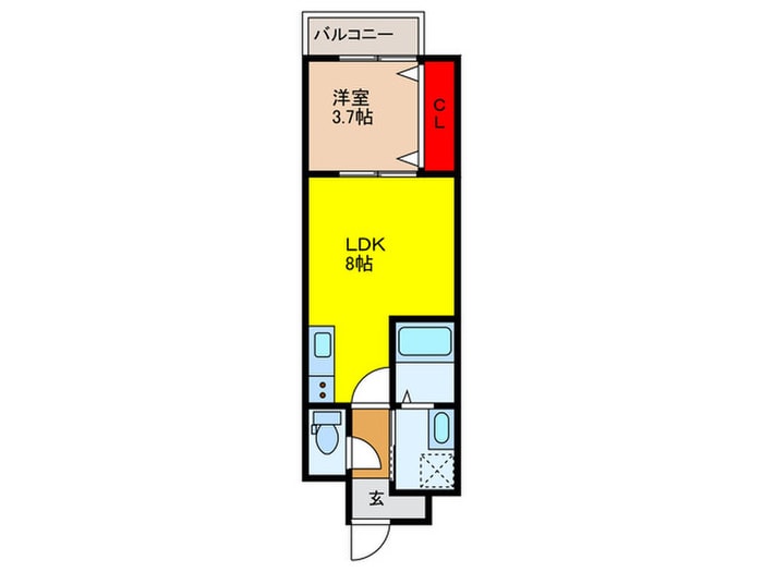 間取り図 GRAND OCEAN京阪本通