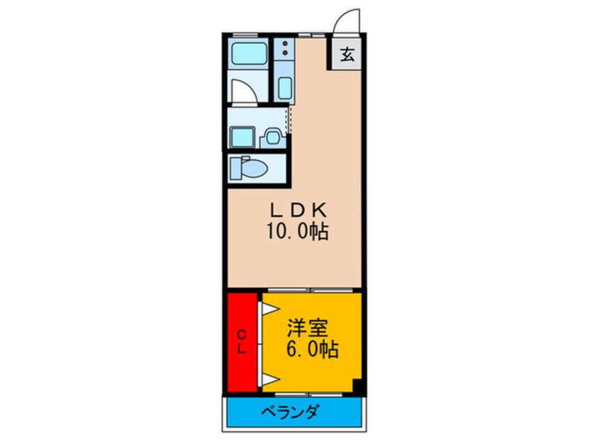 間取図 LEGAL守口