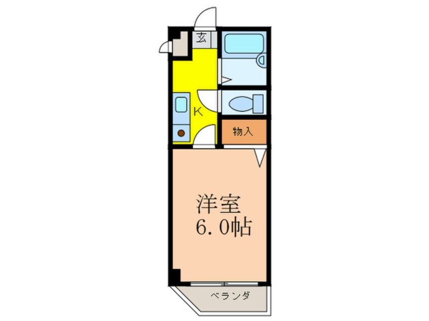 間取図 メイユール東三国