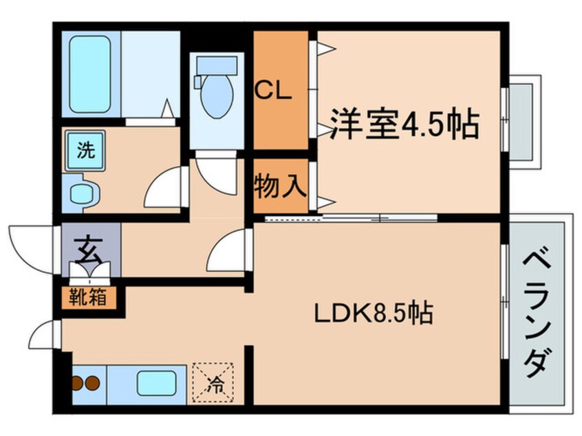 間取図 グレ－スランド・アイ