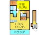 セイバリ－ホ－ム 1LDKの間取り