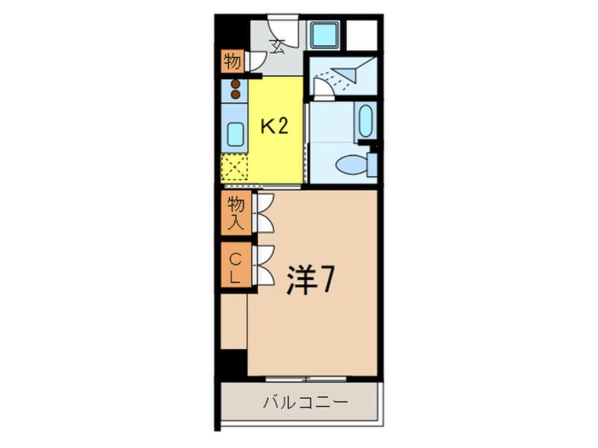 間取図 芦屋精道町アネックス