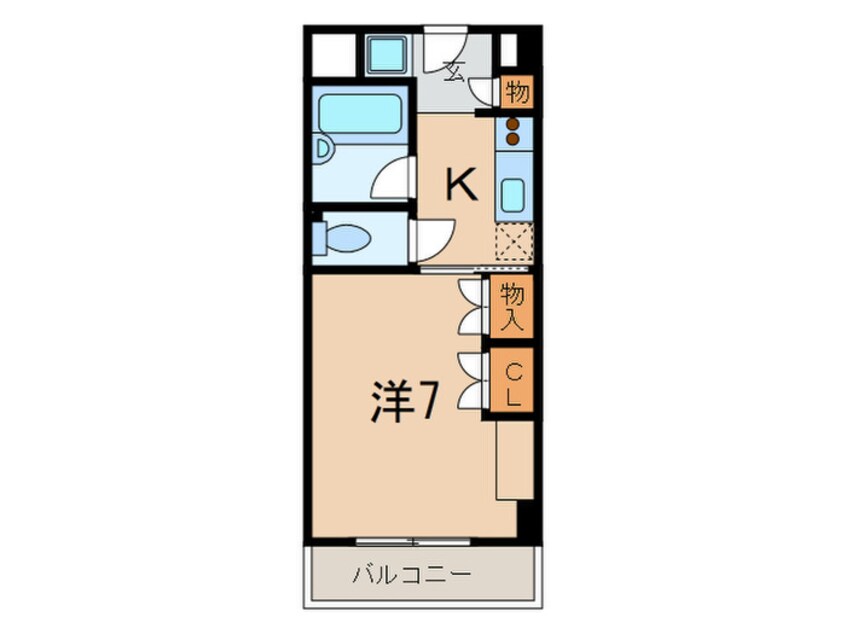 間取図 芦屋精道町アネックス