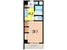 芦屋精道町アネックス 1Kの間取り