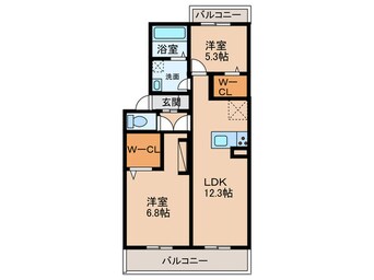 間取図 プラムツリー EAST