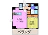 ウィステリア神路 1LDKの間取り