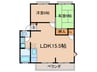 ウィンディア広野Ｂ棟 2LDKの間取り