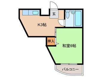 間取図 シティプラザ田辺