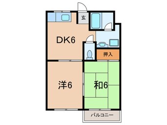 間取図 プチパレスⅡ