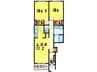ソレイユ和泉中央 2LDKの間取り