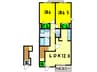 ソレイユ和泉中央 2LDKの間取り