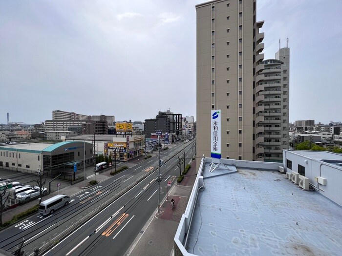 室内からの展望 コ－ポ大一興産