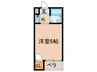 フォンタル三津屋 1Kの間取り