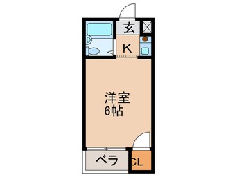 間取図 フォンタル三津屋