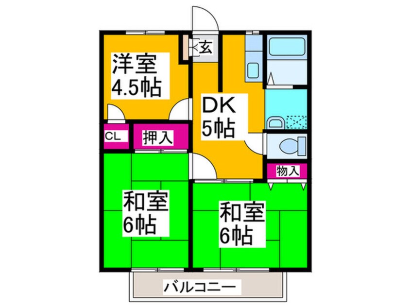 間取図 サニーハイツ