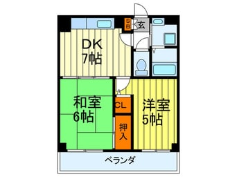 間取図 アティ－ナ守口