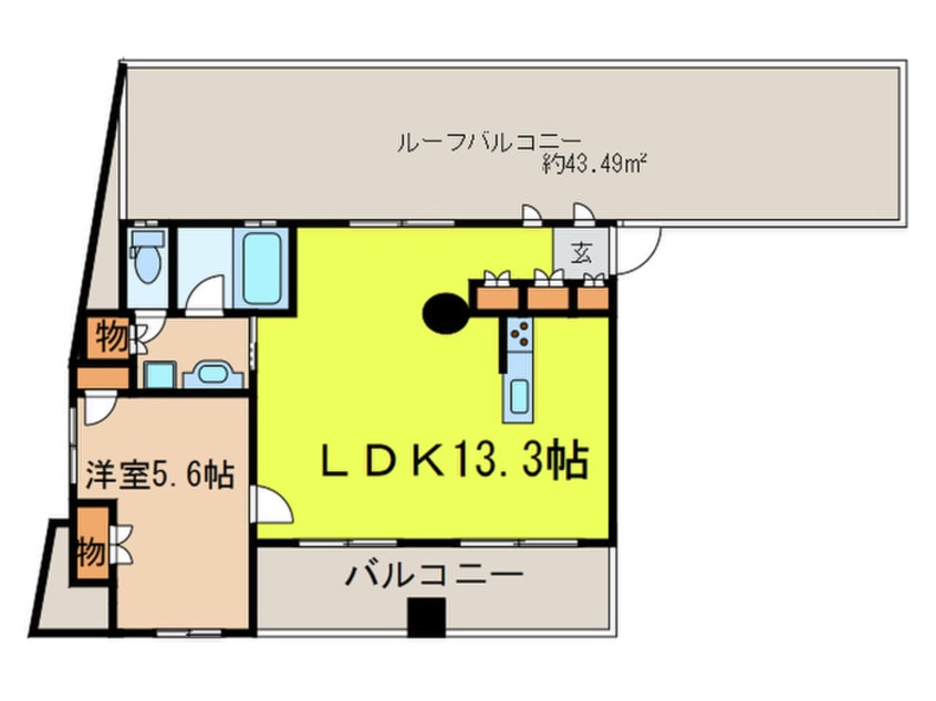 間取図 LUXE 夙川